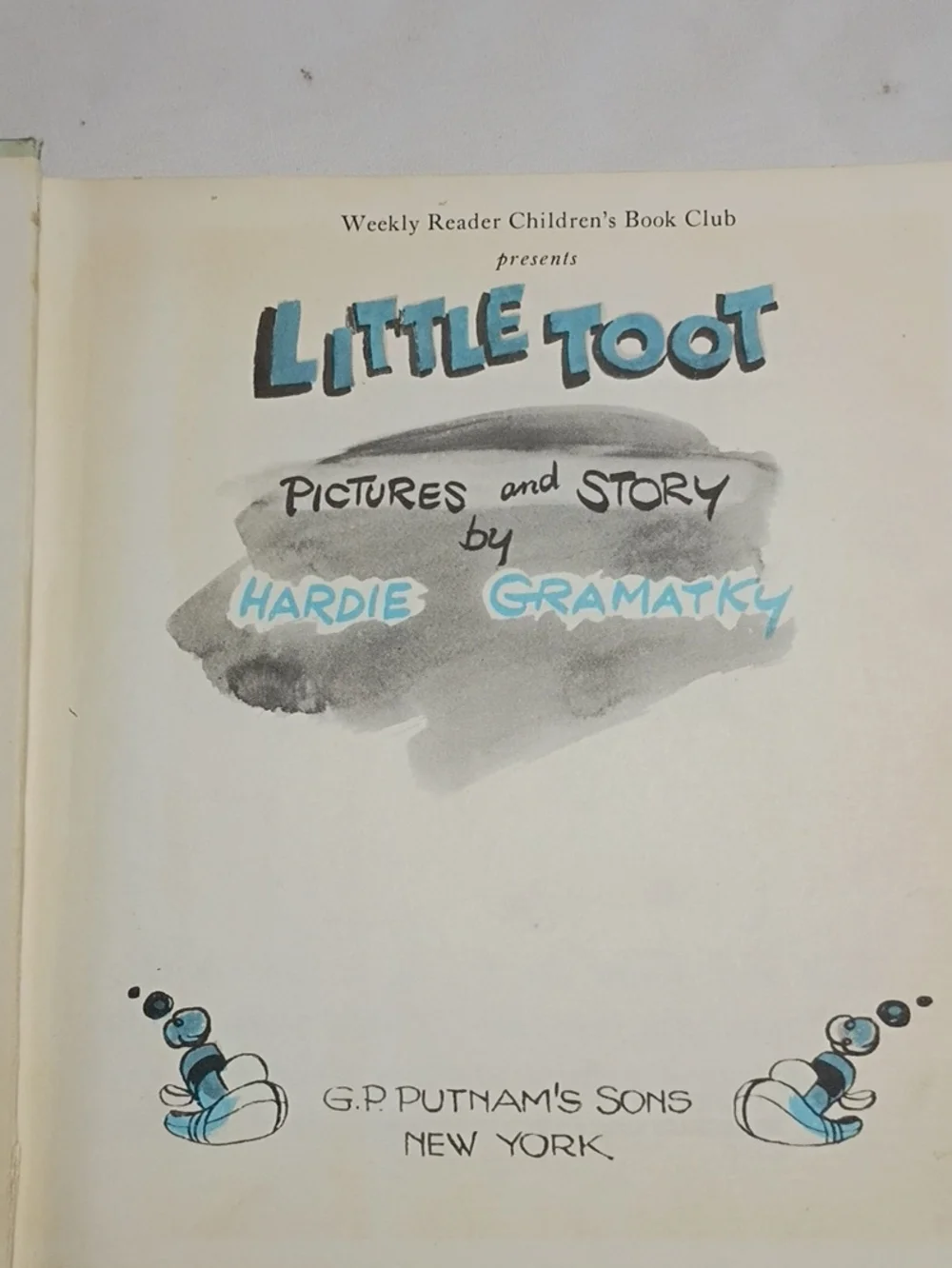 Vintage LITTLE TOOT- Pre-Owned Hardcover Book By Hardie Gramatky 1939